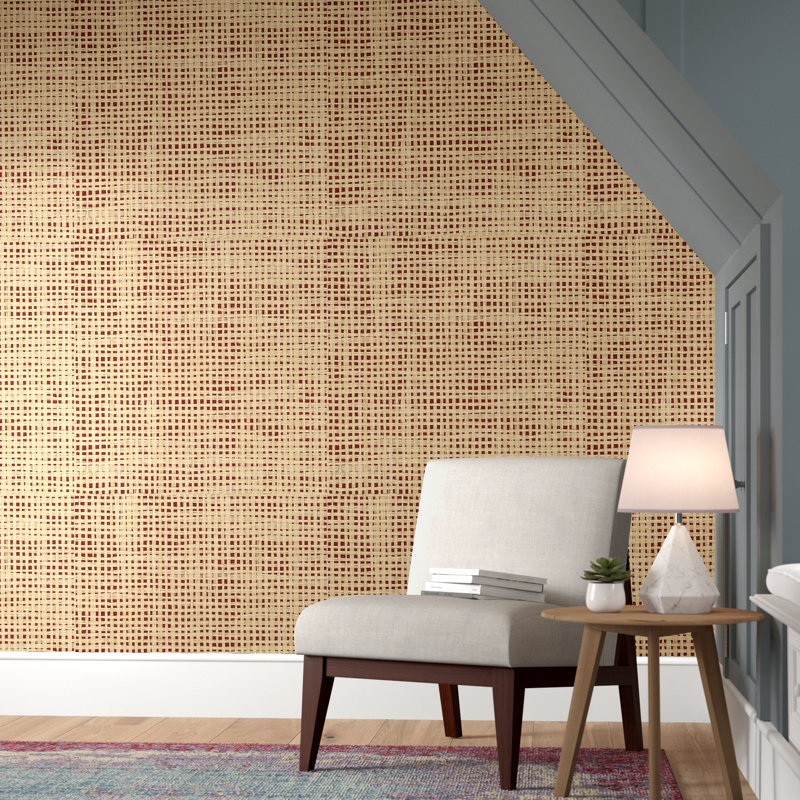 Highland Dunes Marr Grass Cloth Wallpaper & Reviews Wayfair